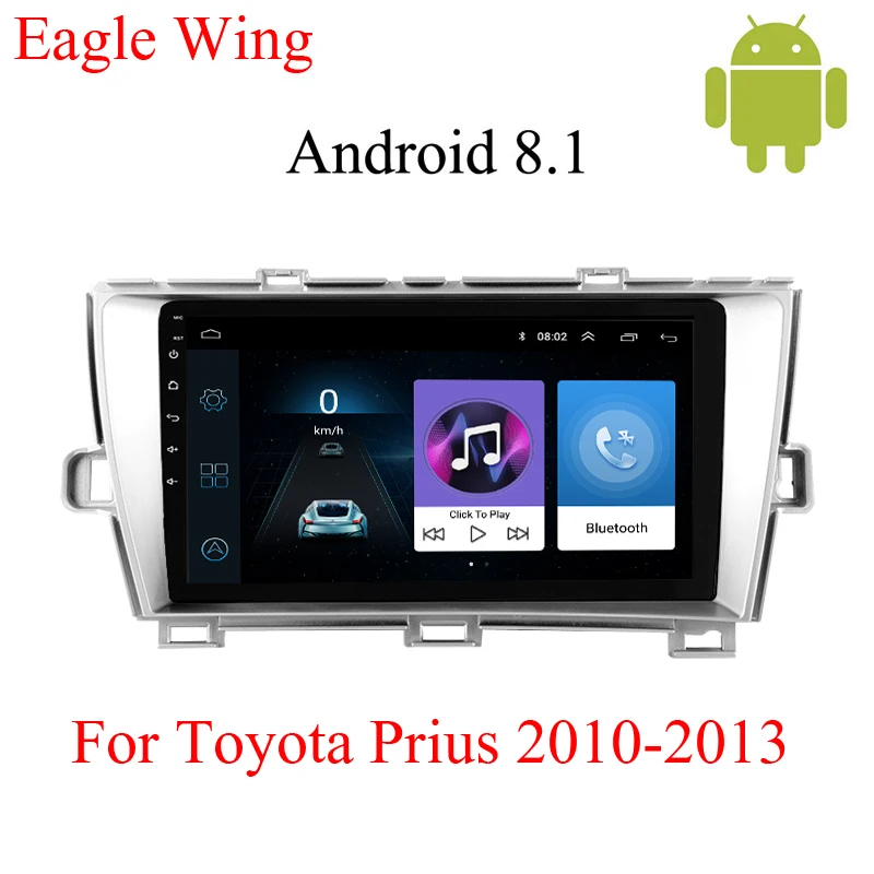 Android 8 1 для Toyota Prius 2010-2013 автомобильный радиоприемник мультимедийный видеоплеер с