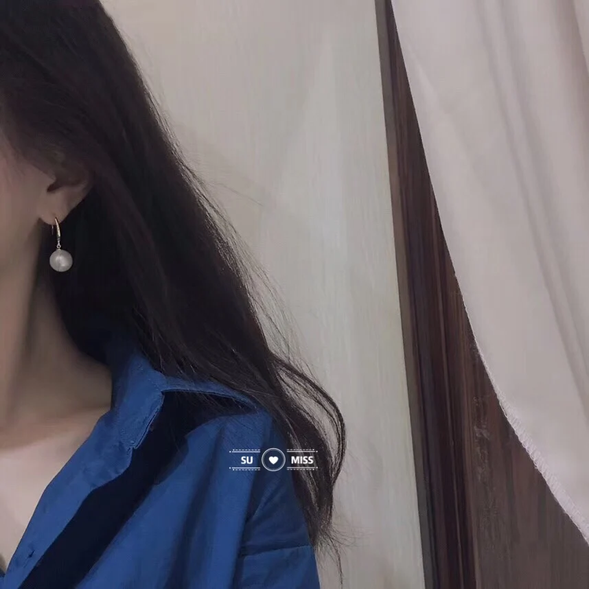

New Korean Simulated Pearl Drop Earrings Sweety Jewelry For Women Pendientes Gift Free Shipping