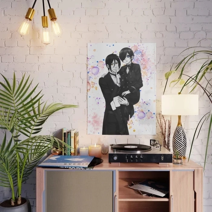 

Home Decoration Prints Black Butler Ciel Phantomhive Painting Pictures Wall Art Modular Canvas Anime Poster Bedside Background