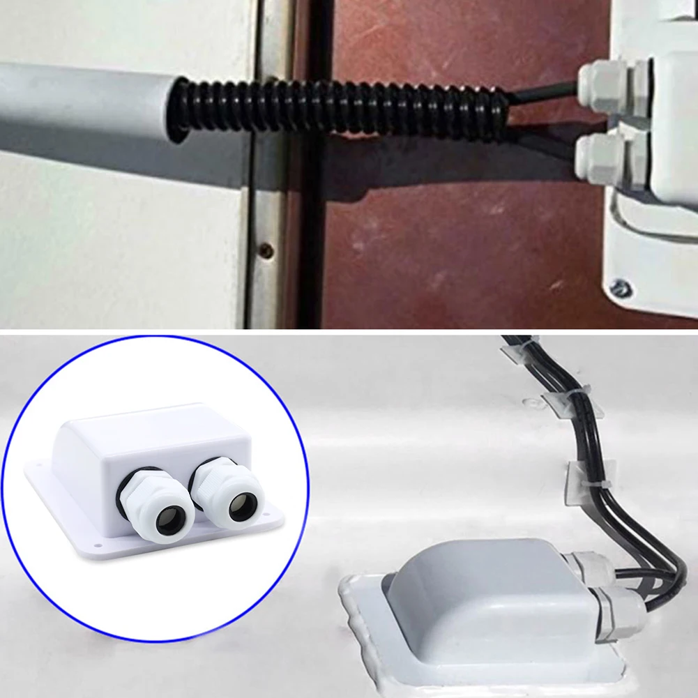 1/2 отверстия Новая крыша провод запись Сальниковая Коробка Панели солнечные