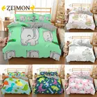 С красивым рисунком динозавра 3D Печать Детские комплекты постельного белья для детей постельное белье для девочек и мальчиков в стиле унисекс наволочка постельное