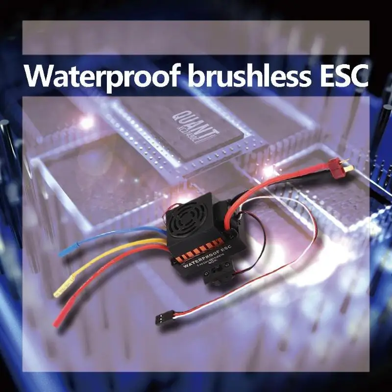 60A водонепроницаемый ESC+ бесщеточный двигатель+ программирующая карта комбо набор генераторных деталей для RC автомобильные аксессуары