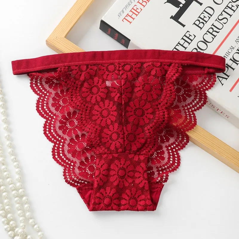 

Lace Sexy Panties Seamless Ultrathin Ladies Lingerie Underpants Cozy Skin-Friendly Underwear Solid Embroidery Women Panties New