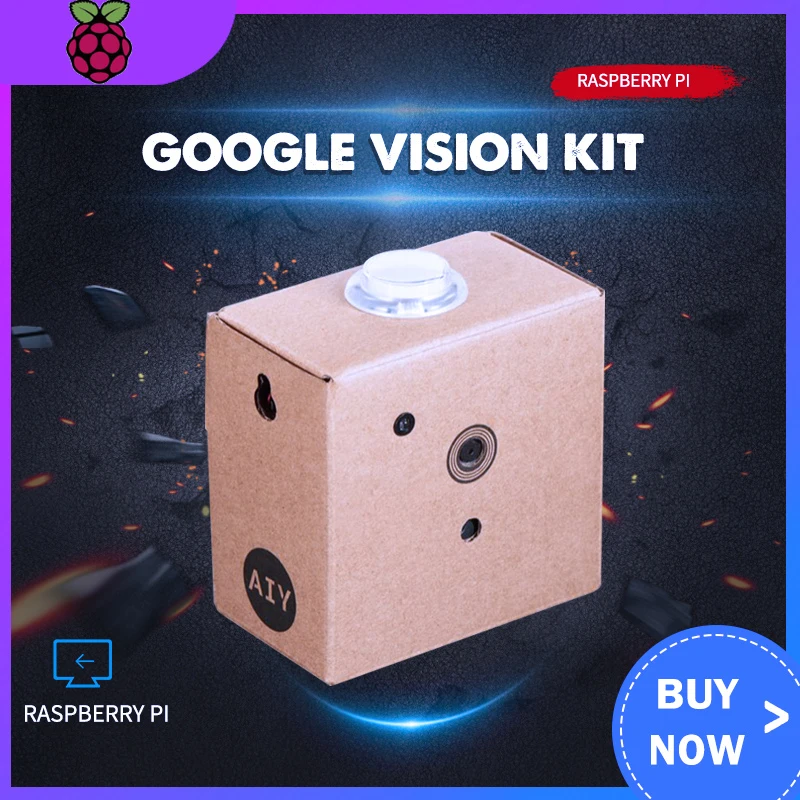 Google Vision Kit AIY набор для разработки видео с искусственным интеллектом Raspberry Pi 0