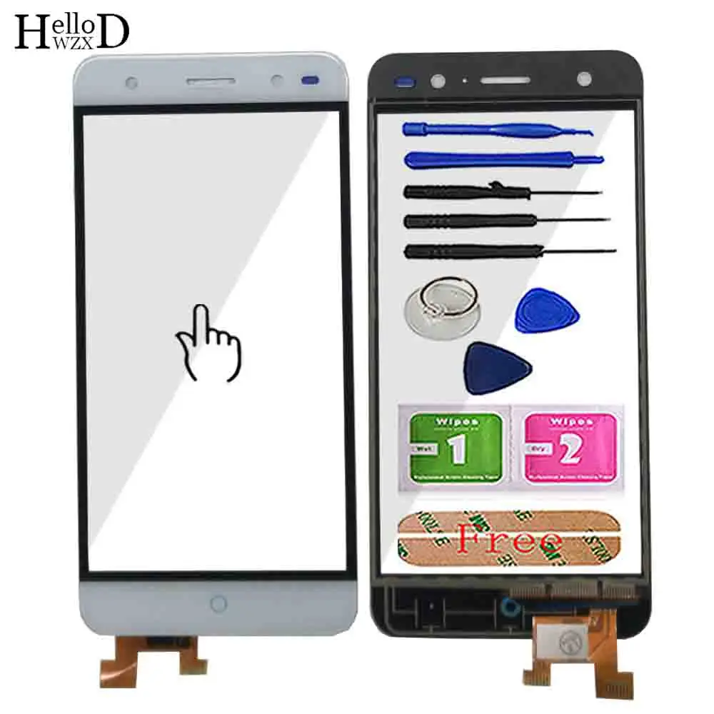 

Сенсорный экран для ZTE Blade A2 BV072, сенсорный экран, переднее стекло, дигитайзер, панель, датчик объектива 5,0 дюйма, мобильные инструменты, 3M клей