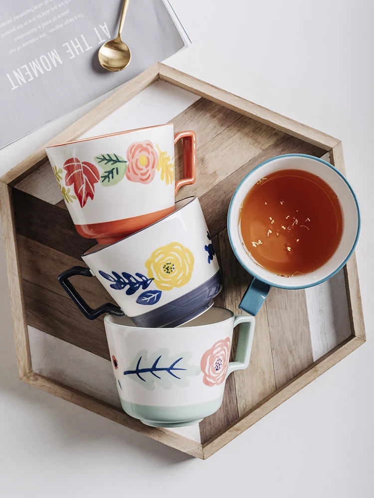 Plain White Bone China Coffee Mug Porcelain Luxury Ceramic Vintage Cup Cafe Tea Thermo Taza Couple EE50BD | Дом и сад