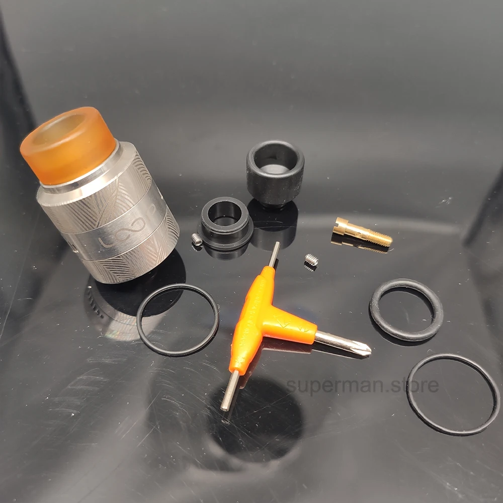 

Hot selling LOOP RDA with 24mm diameter 316ss 810 dripper, adjustable air flow, electronic cigarette atomizer