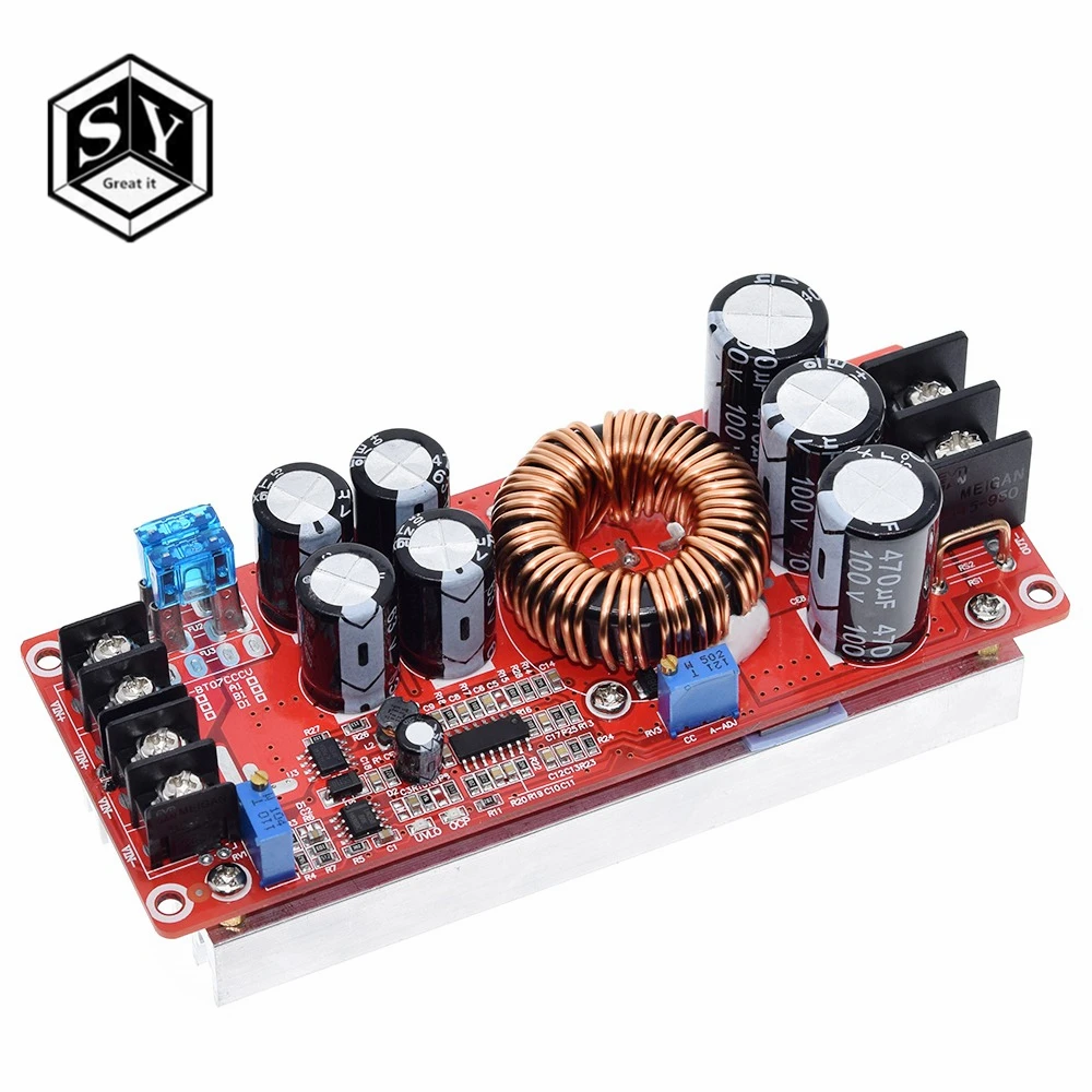 Преобразователь постоянного тока VBoost 1200 Вт 20 А Повышающий Модуль питания выход 8