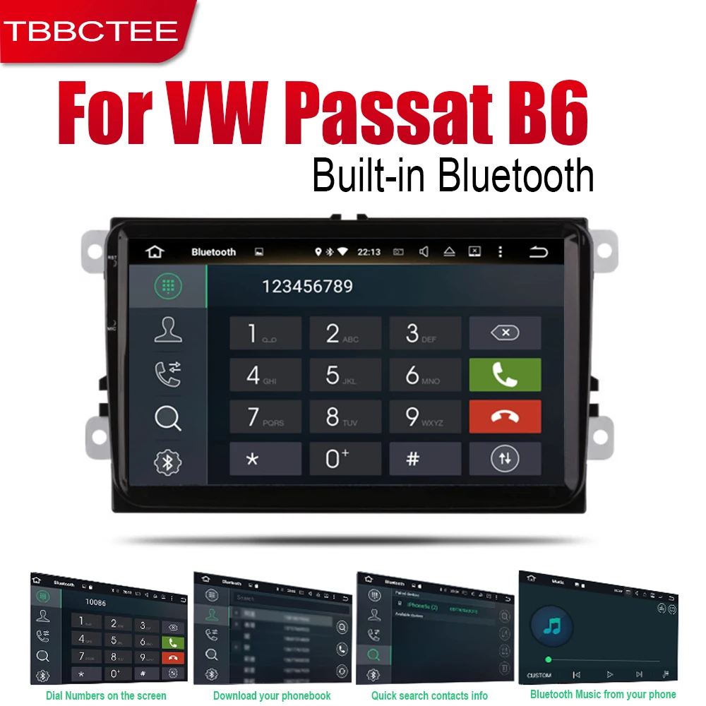 TBBCTEE автопроигрыватель gps навигация Android мультимедиа для Volkswagen VW Passat B6 2005 ~ 2010