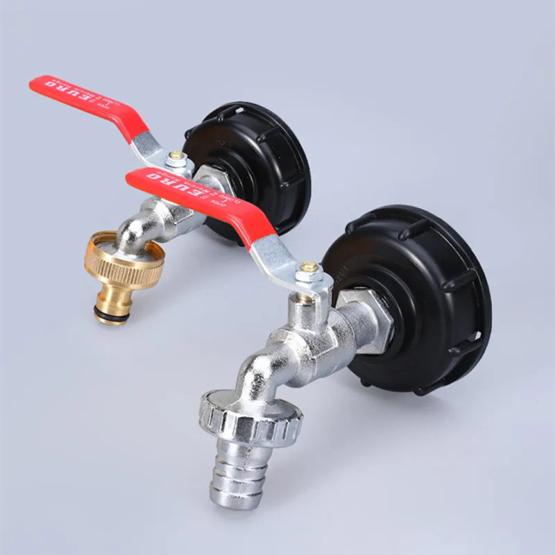 

S60*6 IBC Tank Adapter High Quality 1000L IBC Tank Fittings Garden Hose Connector Replacement Valve Fitting