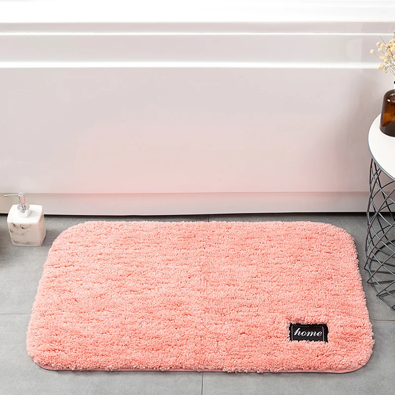 

Thickened 3cm long pile bathroom mat water-absorbing anti-skid land mat door household carpet mats bathroom door anti-skid
