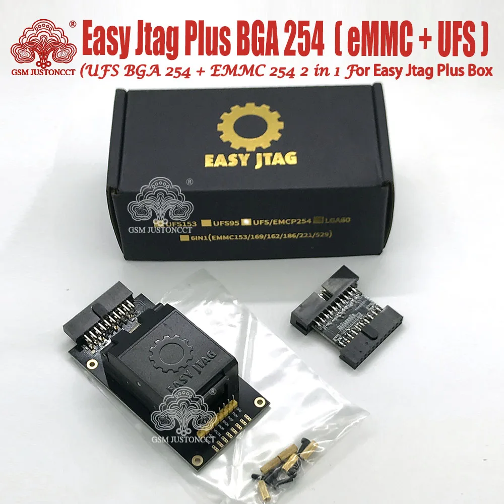 Новинка 2021 г. оригинальный адаптер z3x Easy-Jtag Plus UFS BGA-254 Socket / EMMC 254( + 2 в 1) для телефона |