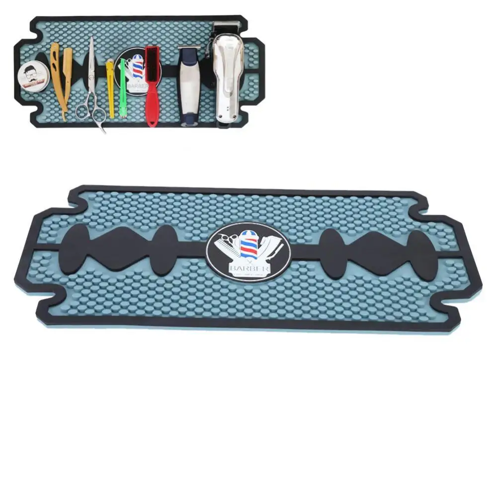 

Hair Salon Silicone Anti-skid Barbers Hairdressing Tools Mat Pad Curler Holder Styling Tools Accessories