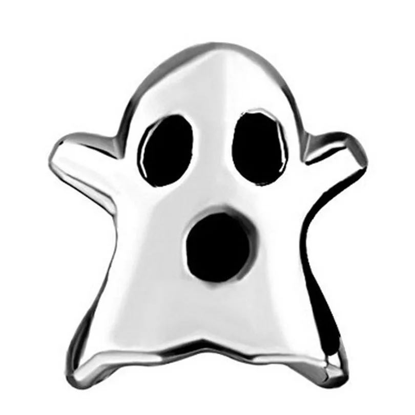 Новые бусины в форме эльфа родиевого цвета подходят для браслетов Pandora