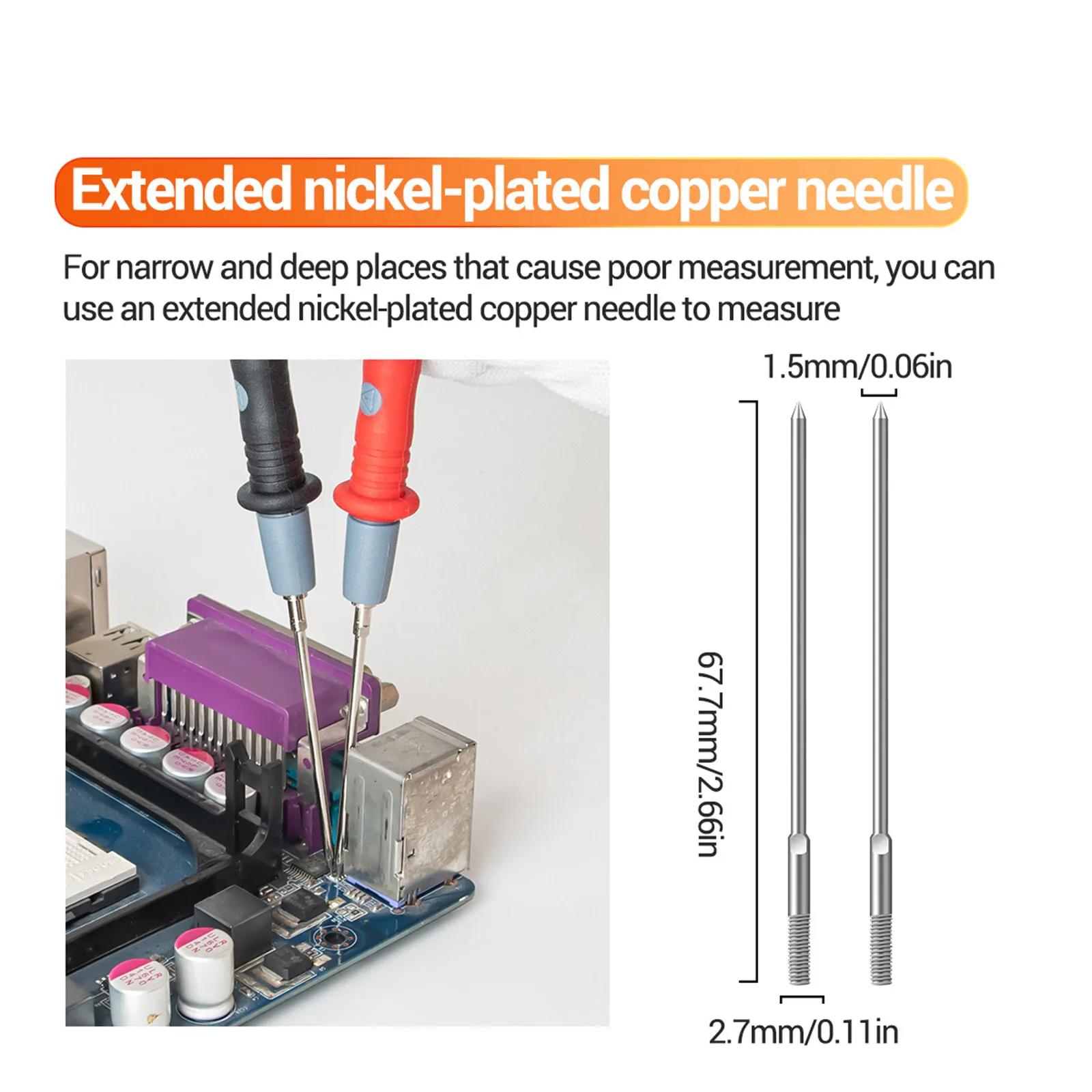 Мультиметр зажим для провода Универсальный Мульти-разъем измерителя Цифровой