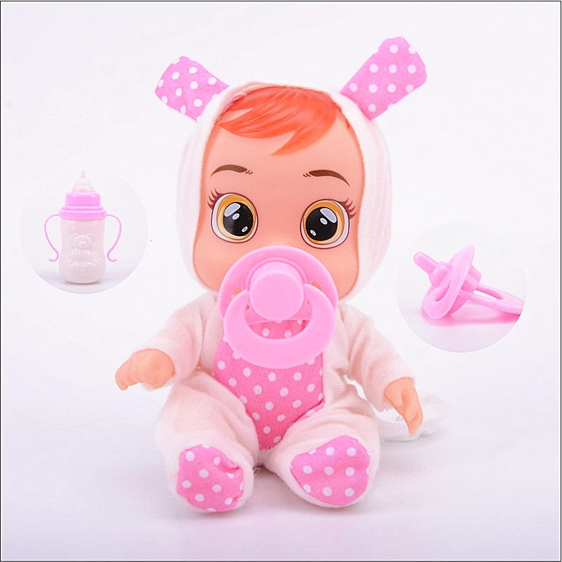 8-дюймовая кукла плач слезы 2 поколения девочка игрушка ребенок Рождественский