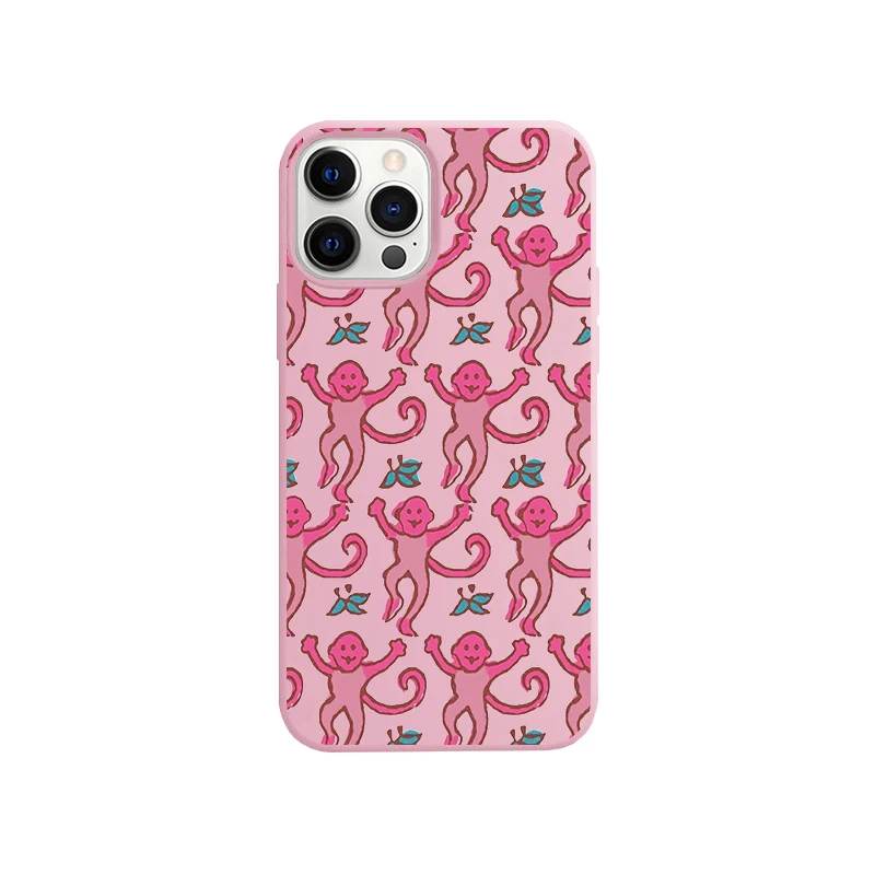 

roller rabbit pink phone case For iphone 6 7 8 Plus 12 mini X XS XR For Apple 11 Pro Max soft silicone Cover