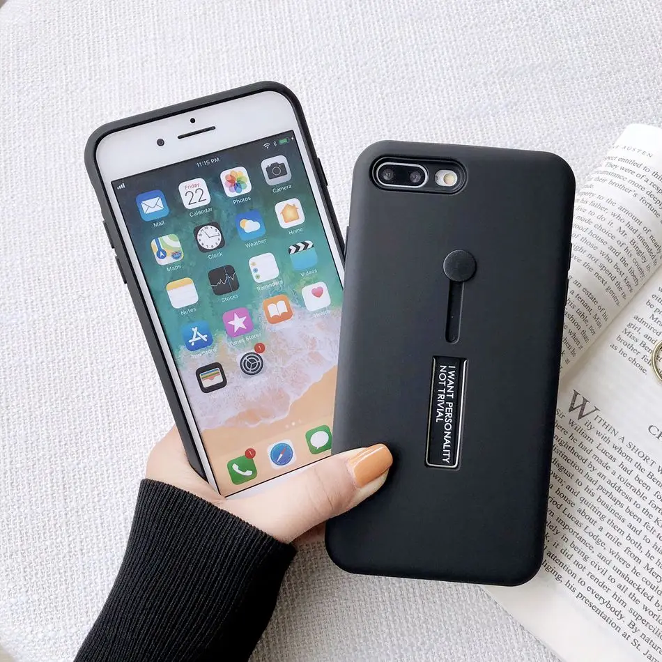 Чехол Floop для iPhone 11 7 Plus XR X XS Pro Max чехол телефона с петлей на палец модный защитный