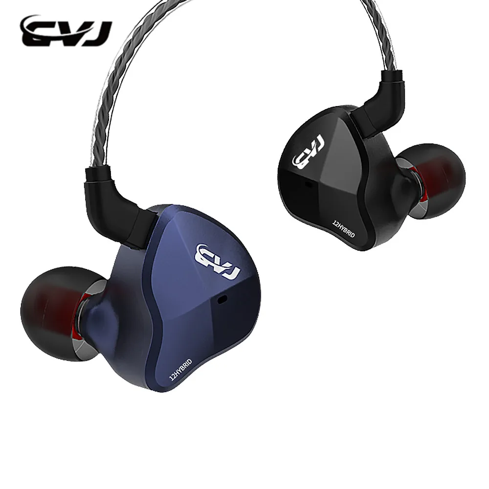 CVJ CSN 5BA + 1DD 12 единиц Гибридный Драйвер в ухо наушники HIFI монитор с замененным