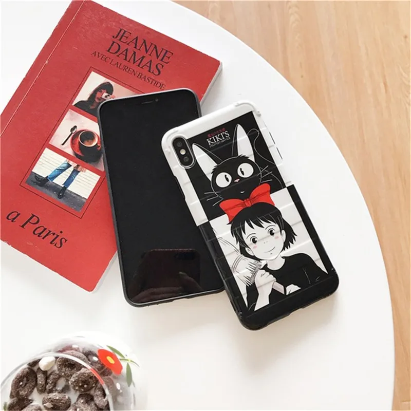 Японский мультяшный чехол Luna Magical Girl для iphone XS MAX XR X 6 6s 7 8 plus мягкий из ТПУ с задней |
