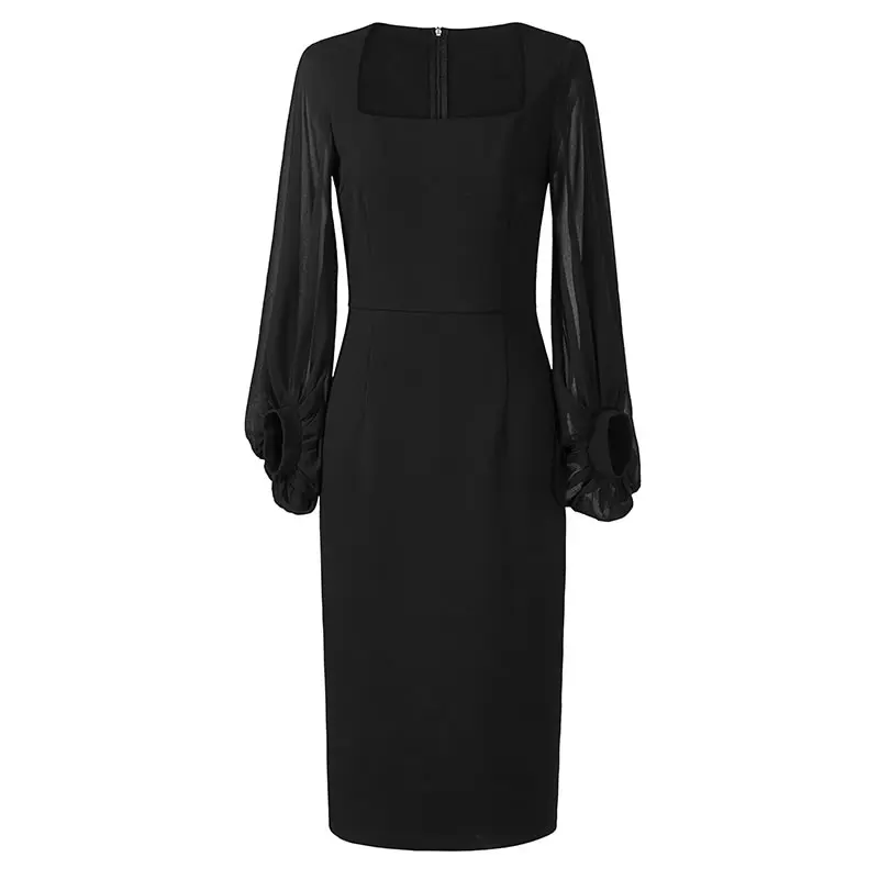 

XITAO Vintage Dress Fashion New Women Black White Small Fresh Casual Style Pullover 2021 Summer Minority Loose Dress WLD6418