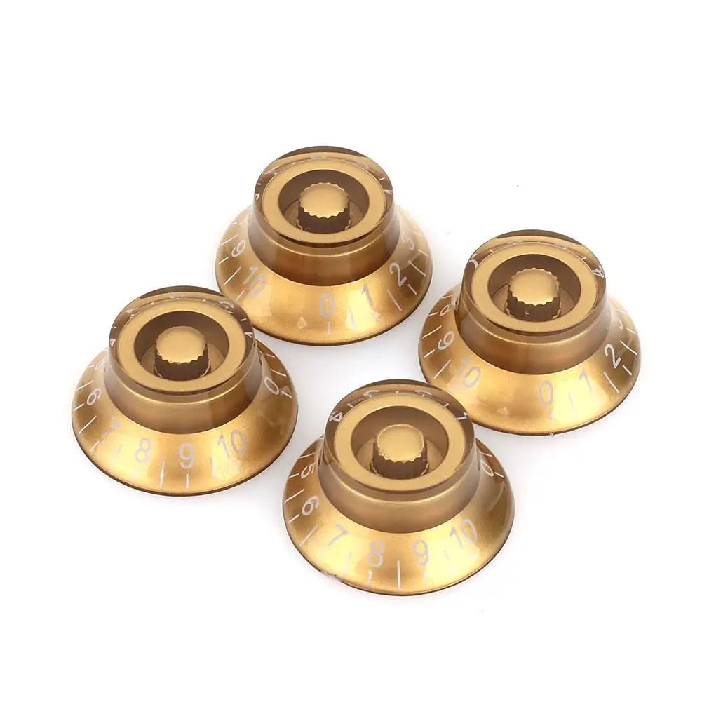 

Durable Musical Instruments Electric Appliance Device Tool 4pcs Potentiometer Cap Switch Cap Knob Cap Sturdy Practical