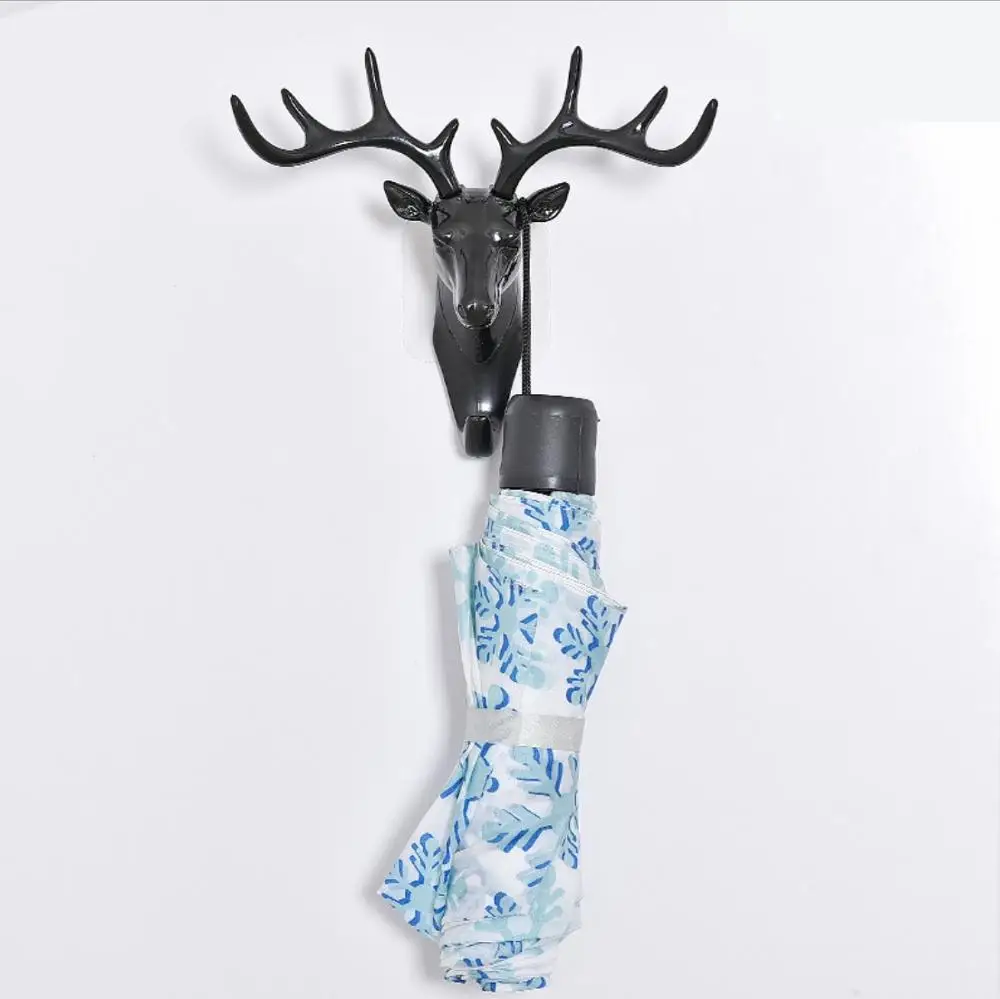 Самоклеящаяся вешалка в виде головы оленя для одежды|Крючки и направляющие| |