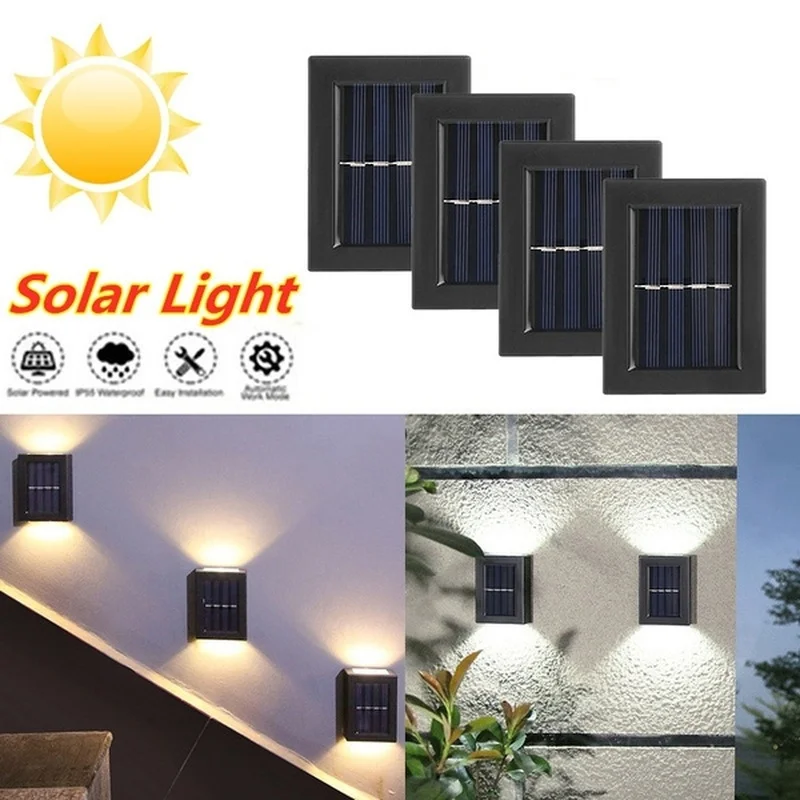 

Solar Powered Ground 2 LED Light Waterproof Garden Pathway Deck Lights Solar Lamp for Home Yard Driveway outdoor solar light