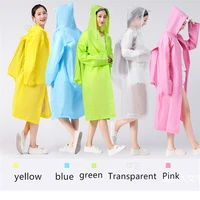 2020 outdoor travel mountaineering new fashion ladies transparent plastic raincoat travel waterproof girl raincoat adult poncho
