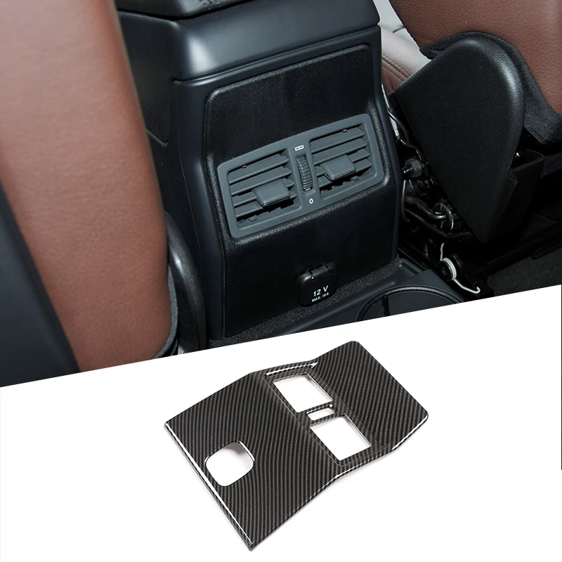 For Mercedes Benz G Class W463 2007-2018 Carbon Fiber ABS Rear Air Condition Outlet Vent Frame Cover Trim Car Accessories