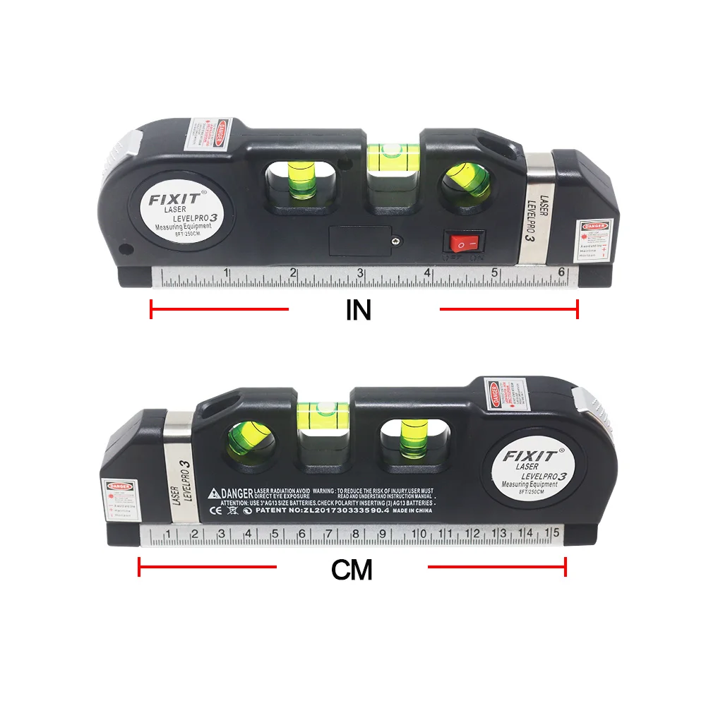 Лазерный уровень горизонтальные вертикальные измерительные инструменты с