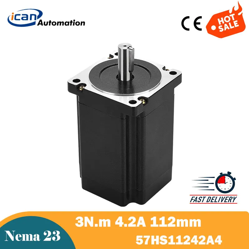 

ICAN Stepper Motor Nema 23 Nema23 30kgf 3nm Stepper Motor Nema 23 112mm