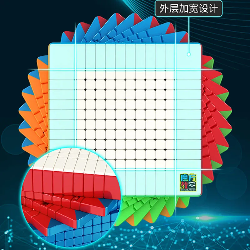 Волшебный кубик MOYU Meilong 12x12x12 12 12x12 2 скоростной Mofangjiaoshi Волшебные кубики