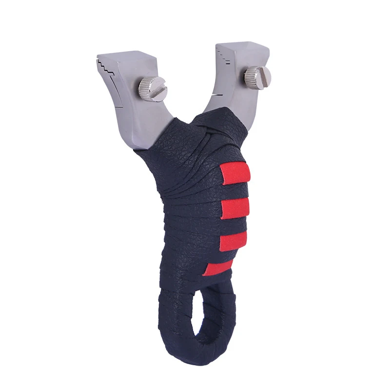 

High power flat leather stainless steel slingshot professional rubber band slingshot outdoor hunting shooting accessories
