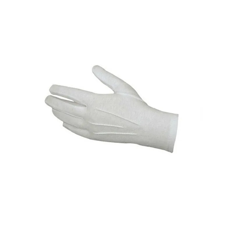 

5Pair White Formal Gloves Tuxedo Honor Guard Parade Santa Men Inspection Gloves for Catering Marching band