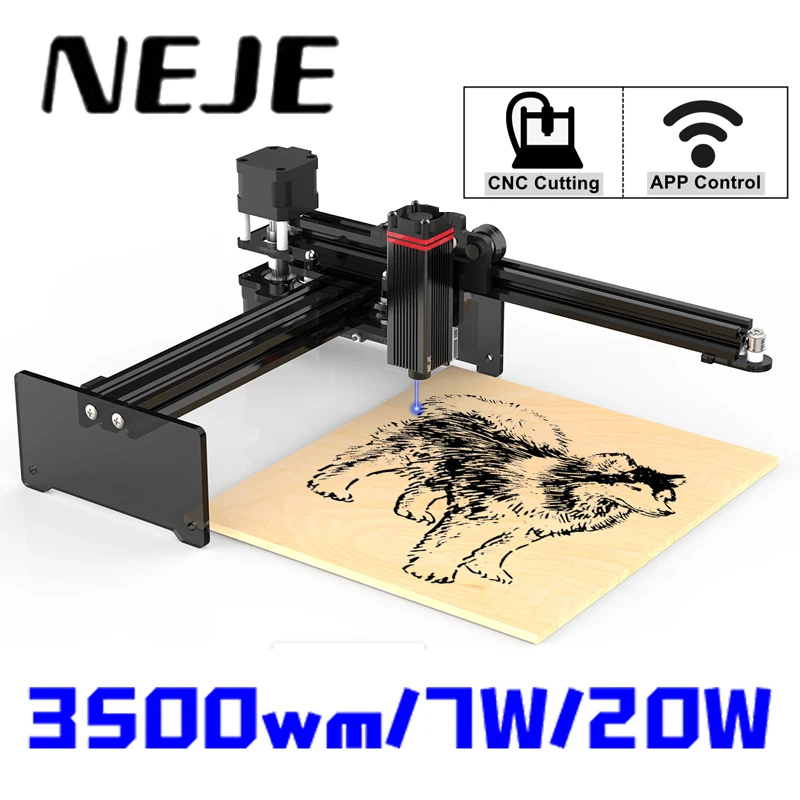 NEJE Master 2S Беспроводной лазерный гравирующий станок с ЧПУ Настольный