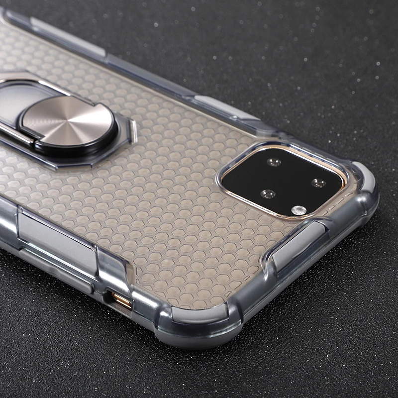 Роскошный армированный Прозрачный чехол для iPhone 11 Pro X XS Max XR 8 7 6 6s Plus из мягкого ТПУ