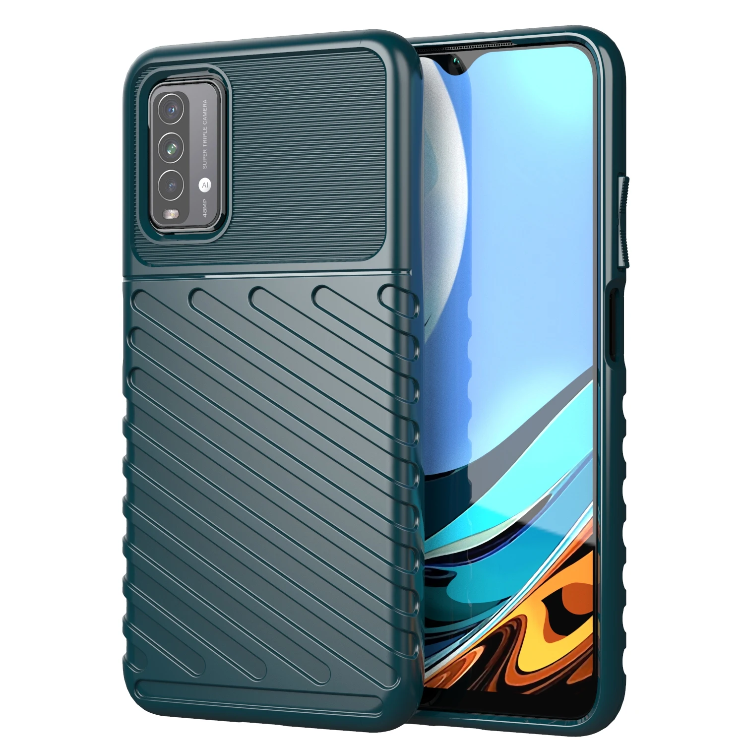 Новинка 2021 чехол для Redmi 9t Силиконовый протектор простой из ТПУ зарядки с
