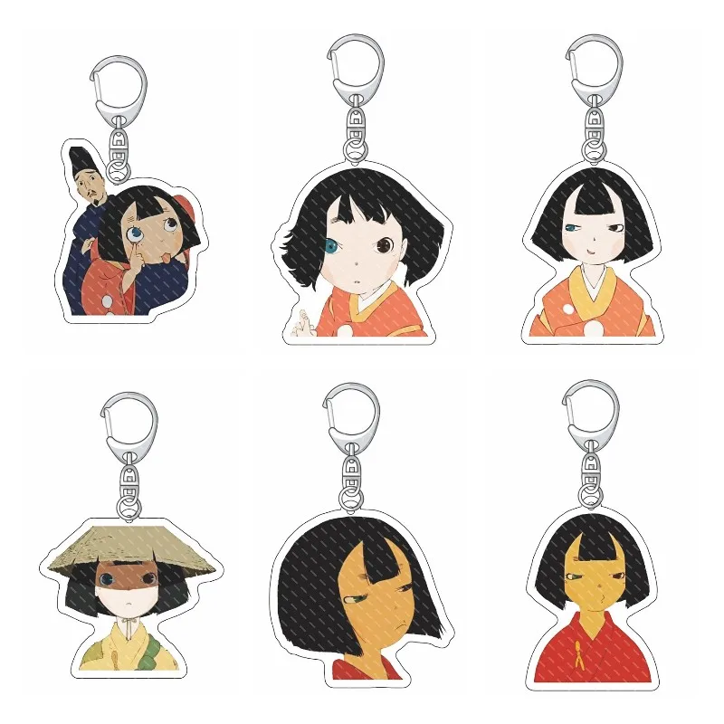 

6CM Anime The Heike Story Figure Cosplay Acrylic Keychains Woman Kawaii Bag Pendant Decorate Accessories Fans Christmas Gifts