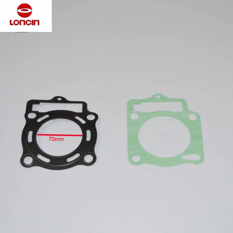 

Прокладка головки двигателя с воздушным охлаждением LONCIN 65,5 мм, 70 мм, 250 куб. См, мотовездеход, квадроцикл, цилиндр lc166fmm LC170MM CB250 loncin с водяным охлаждением