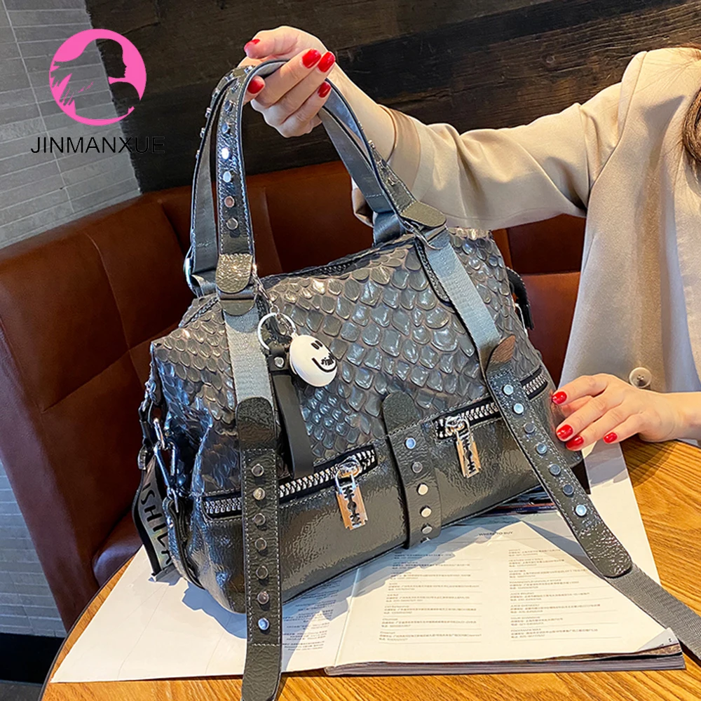 

New Trendy Tote Large-Capacity Handbags Fashion Casual Tote Bags All-Match Single Shoulder Messenger Bag For Women
