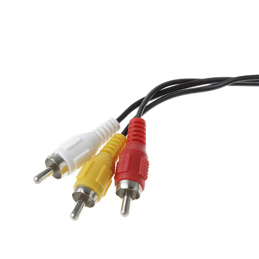 Высококачественный аудио-видео av-адаптер шнур провод к 3 RCA ТВ-проводу для Sony SNES