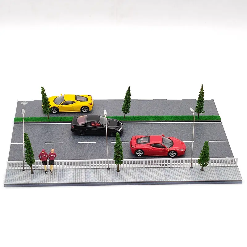 Oversteer 1/64 Road Way B OS640003 литье под давлением Diorama Yaotai модель украшения сцены |