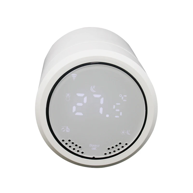 

Tuya ZigBee 3.0 Smart Thermostatic Radiator Valve Actuator Temperature Controller Voice Control For Alexa Google Via ZigBee Hub