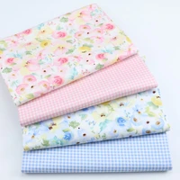 printed flower 100 cotton twill fabric cotton patchwork cloth for diy sewing quilting fat quarters material for babychild