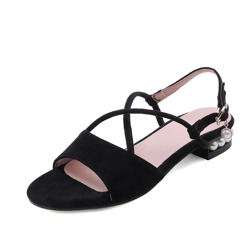 Большие размеры 9 10 11 12 летние сандалии на плоской подошве женская обувь с