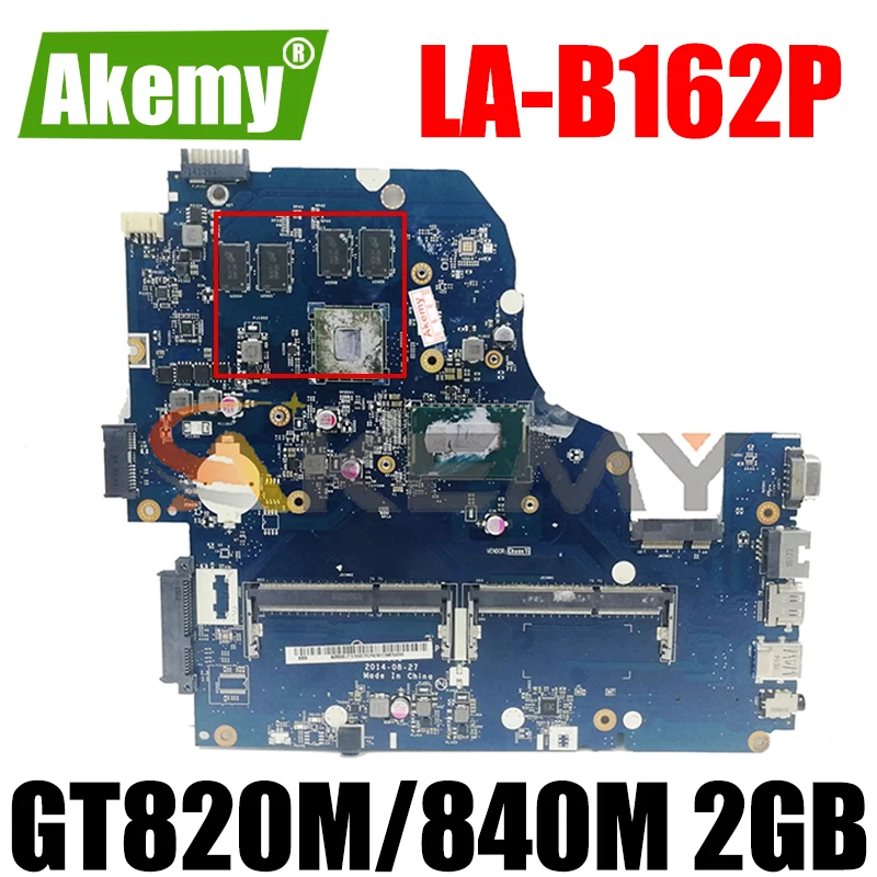

Z5WAH LA-B162P LA-B991P MainBoard For Acer EK-571 E5-531 E5-571G V3-572G Laptop Motherboard With Dual-core CPU GT820M/840M 2GB