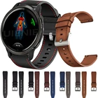 Кожаный ремешок для наручных часов Garmin CAME 2 Vivoactive 4, ремешок 22 мм, ремешок для часов, спортивный браслет, модная замена, correa