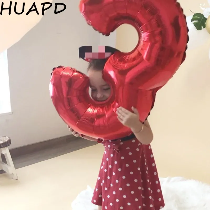 Большие размеры 32 40 дюймов Большой Фольга на день рождения воздушные шары