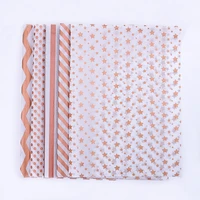 20sheetspack 50x70cm star moon rose gold print tissue papers flower wrapping papers gift wrapping papers handmade craft papers